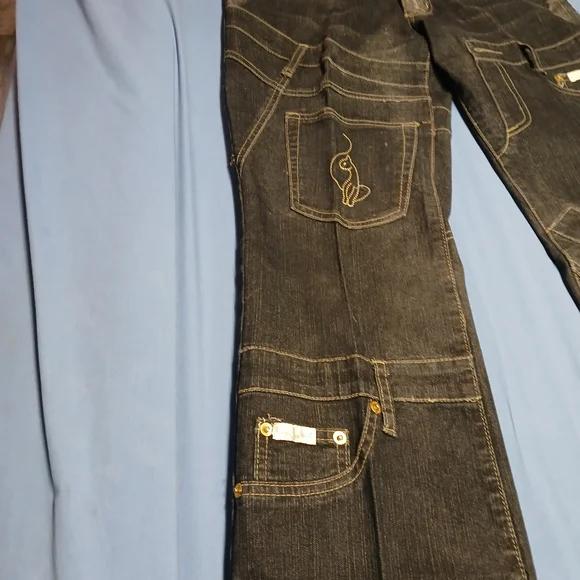 Pre-loved Women's Vintage Baby Phat Black Jeans - Picture 8 of 14